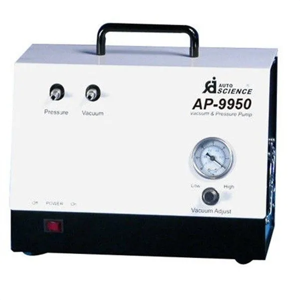 Насос Vacuum Pump Diaphragm Adjust 220V 50L/M Pressure Lab Handheld Oil Free AP- — фото лота 1