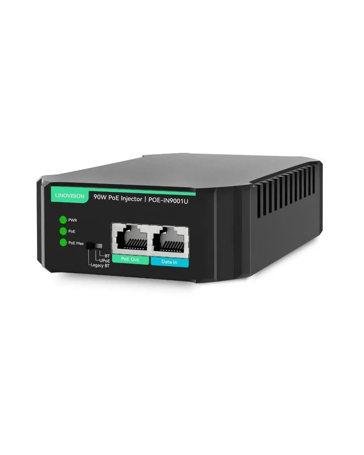 Коммутатор Gigabit 90W 802.3bt PoE Injector