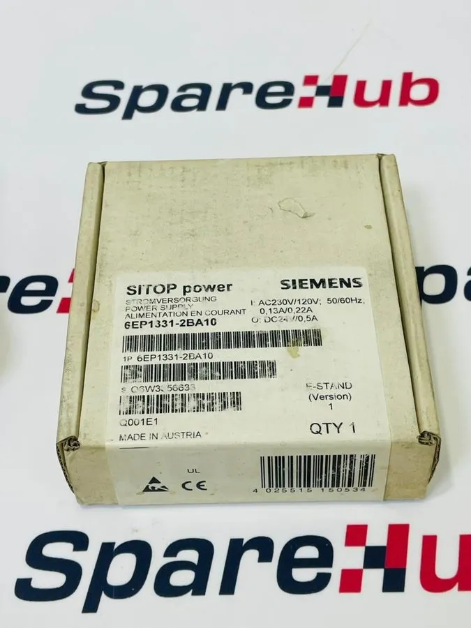 Блок питания Siemens SITOP Power 6EP1331-2BA10 Power Supply 24V DC 0.5A 120-230V