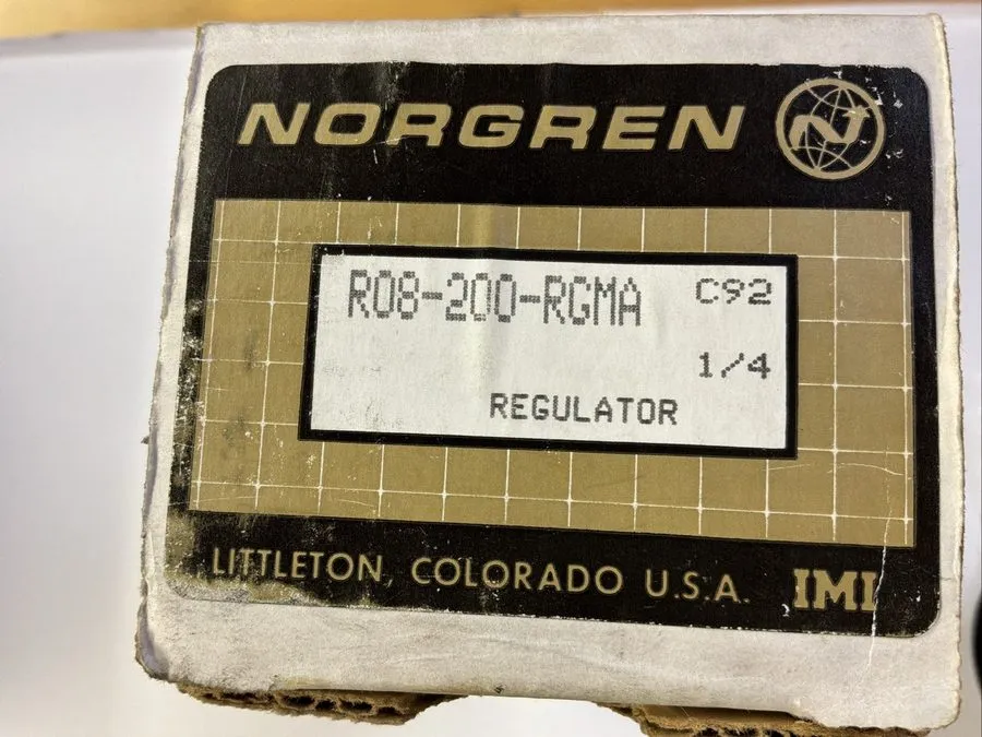 Трубопроводная арматура Norgren R08-200-RGMA 5-150 psig 1/4 NPTF Pneumatic Press
