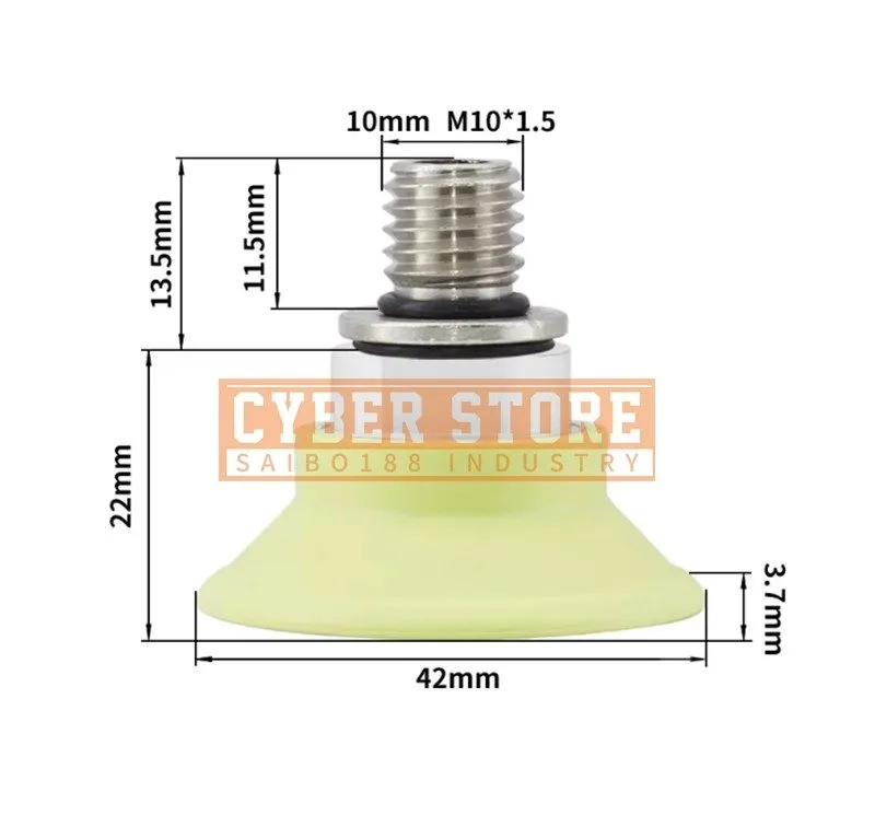 Вакуумная присоска для SFF40NG-M10M vacuum suction cup@106