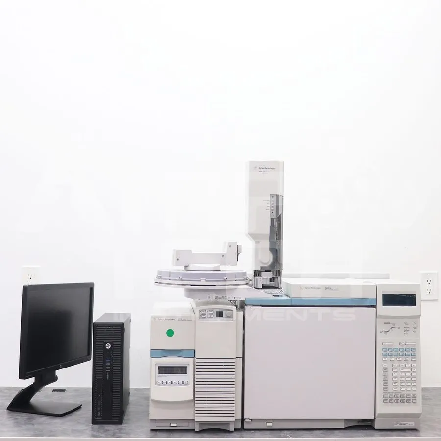 Хроматограф GC MS Agilent 6890n GC 5973n Mass Spectrometer EI CI 7683 Autosample