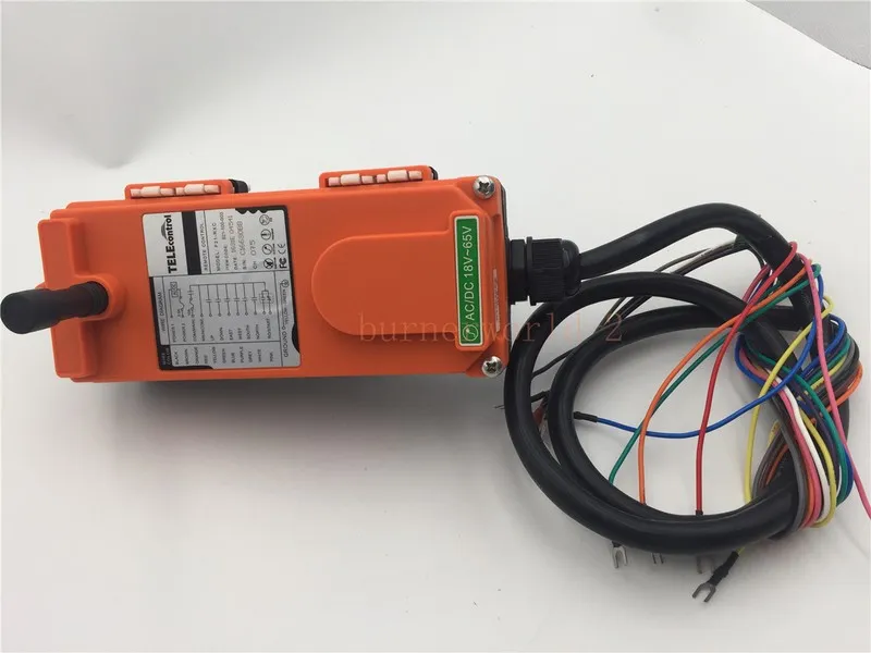 Таль F21-E2 6 Buttons 1 Speed Industrial Wireless Hoist Crane Remote Control Swi — фото лота 2