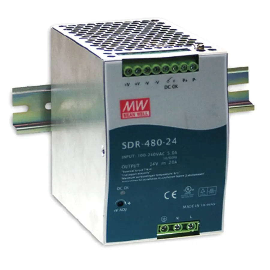 Блок питания Mean Well SDR-480-48 DIN Rail Power Supply 48V 10A 480W High Effici