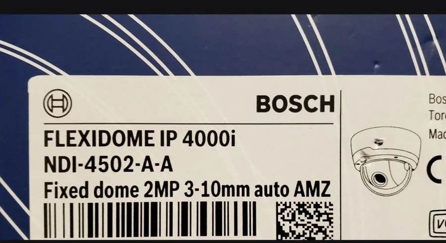 Камера Bosch FLEXIDOME IP 4000i Outdoor Camera NDI-4502-A 2MP 3-10MM
