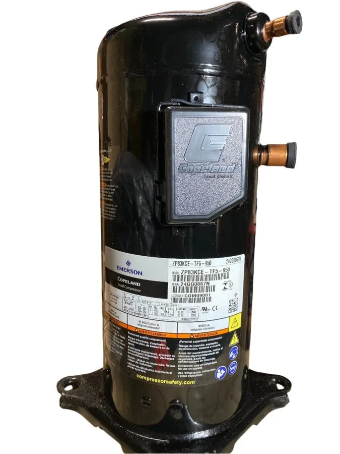 Компрессор Emerson Copeland ZP83KCE-TF5-950 Scroll Compressor