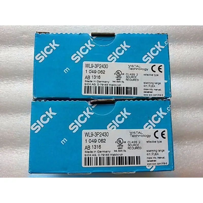 Фотоэлектрический датчик SICK WL9-3P2430 Photoelectric Switch Sensor Retroreflec