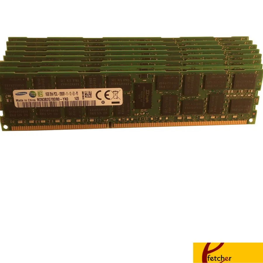 Модуль памяти 128GB (8x16GB) DDR3 PC3-10600R ECC Reg Server Memory RAM Dell Powe