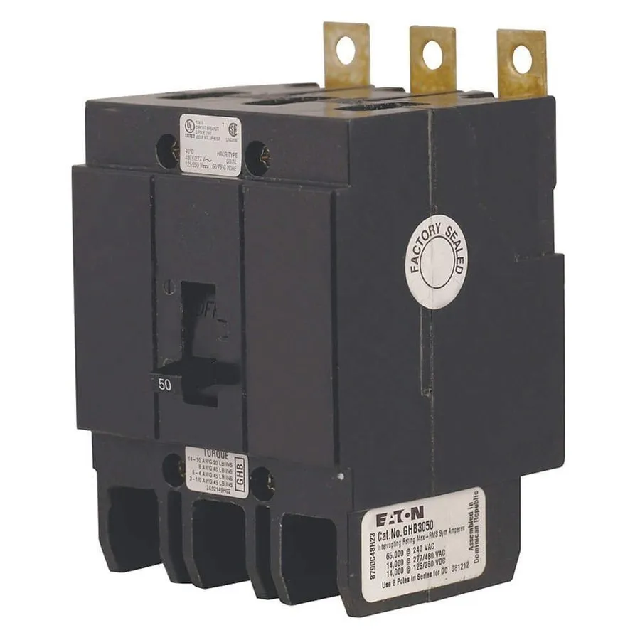 Автоматический выключатель Eaton Cutler Hammer GHB GHB3025 3 Pole 25 Amp 480V Ci
