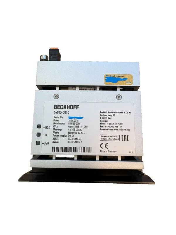 Промышленный компьютер Beckhoff C6015-0010 Ultra Compact Industrial PC — фото лота 1