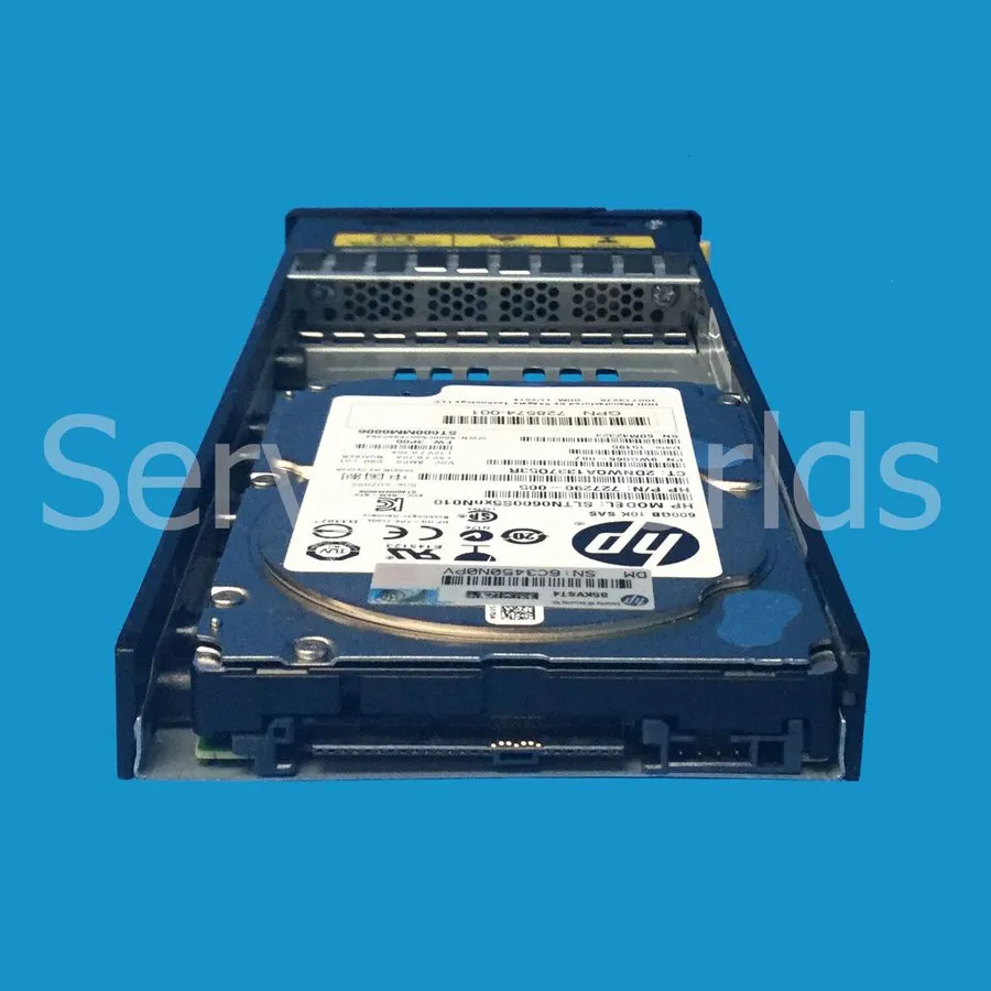 Жёсткий диск 727398-001 C8R72A HPE 600GB 727290-005 10K 2.5"SAS 3PAR Storage M67