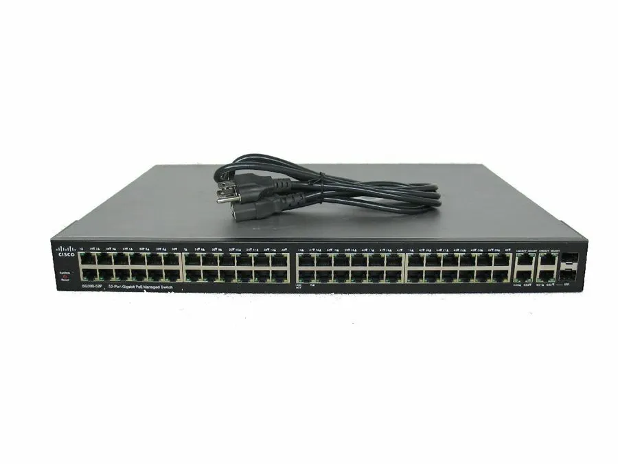 Коммутатор Cisco SG300-52MP-K9 V03 52-Port Gigabit PoE+ 740W Managed L3 Switch