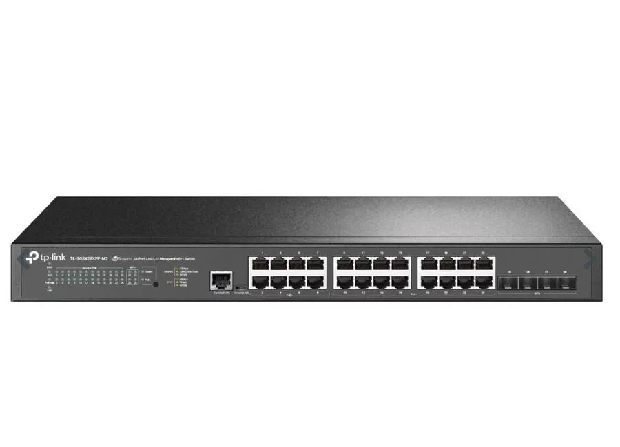 Коммутатор TP-Link TL-SG3428X-M2 Omada 24-Port 2.5GBASE-T L2+ Managed Switch wit — фото лота 1