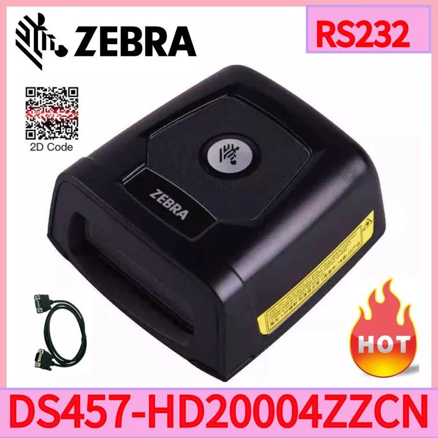Сканер штрих-кода Zebra DS457-HD20004ZZCN USB/RS232 1D/2D Fixed Mount Barcode Sc