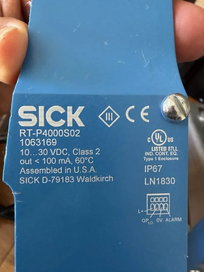 Датчик приближения Sick RT-P4000S02 Photoelectric Proximity Sensor 1063169 10-30