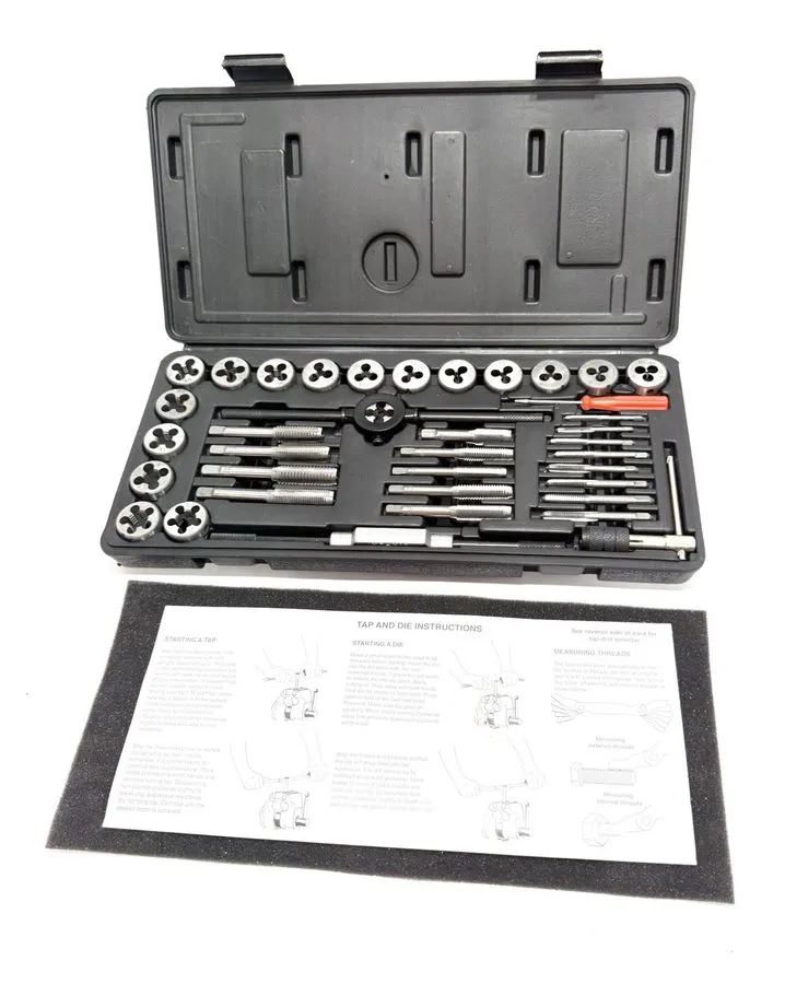Режущий инструмент Performance Tool W4001DB SAE TAP AND DIE SET NF, NC, NPT