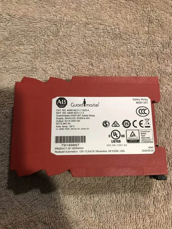 Реле безопасности Allen Bradley MSR126T 440R-N23117 Guardmaster Safety Relay 24V