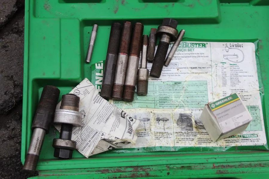 Электрооборудование Greenlee slugbuster knock out punch and hydraulic driver set