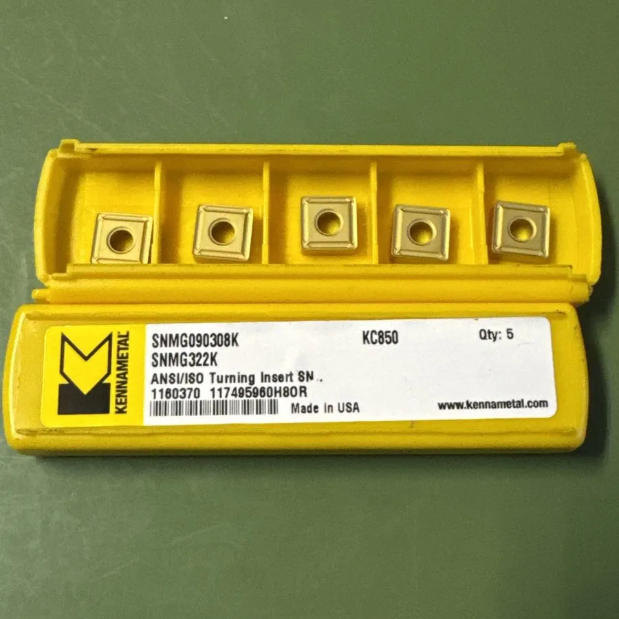 Режущий инструмент KENNAMETAL SNMG322K SNMG090308K Carbide Insert Grade KC850 (G