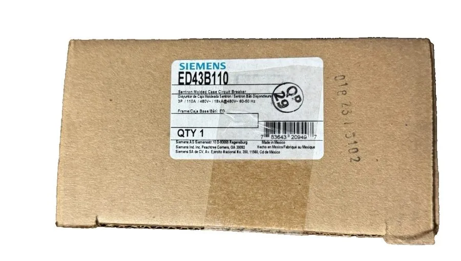 Автоматический выключатель ITE/SIEMENS SENTRON SERIES CIRCUIT BREAKER ED43B110 1