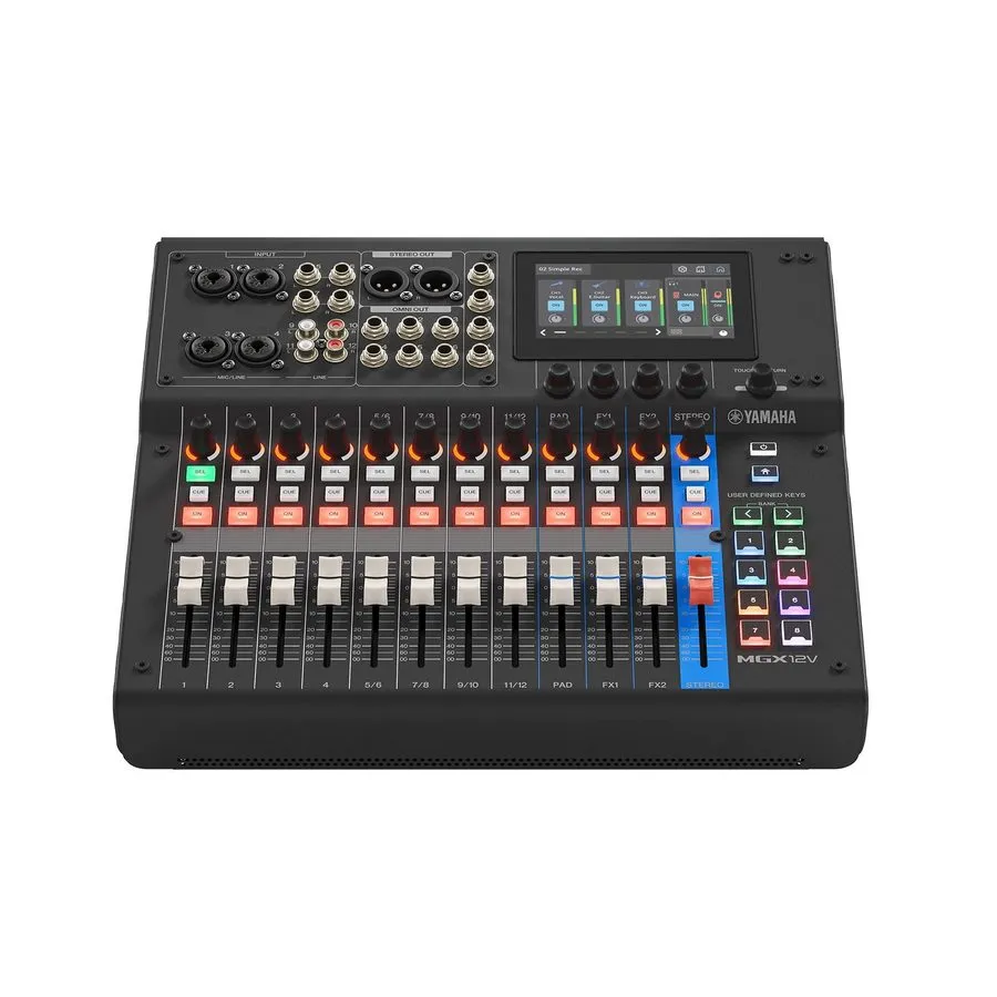 Микшерный пульт Yamaha Pro Audio MGX12V B 18-Channel Compact Digital Mixing Cons
