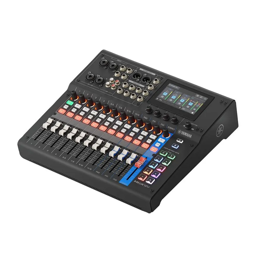 Микшерный пульт Yamaha Pro Audio MGX12V B 18-Channel Compact Digital Mixing Cons — фото лота 2