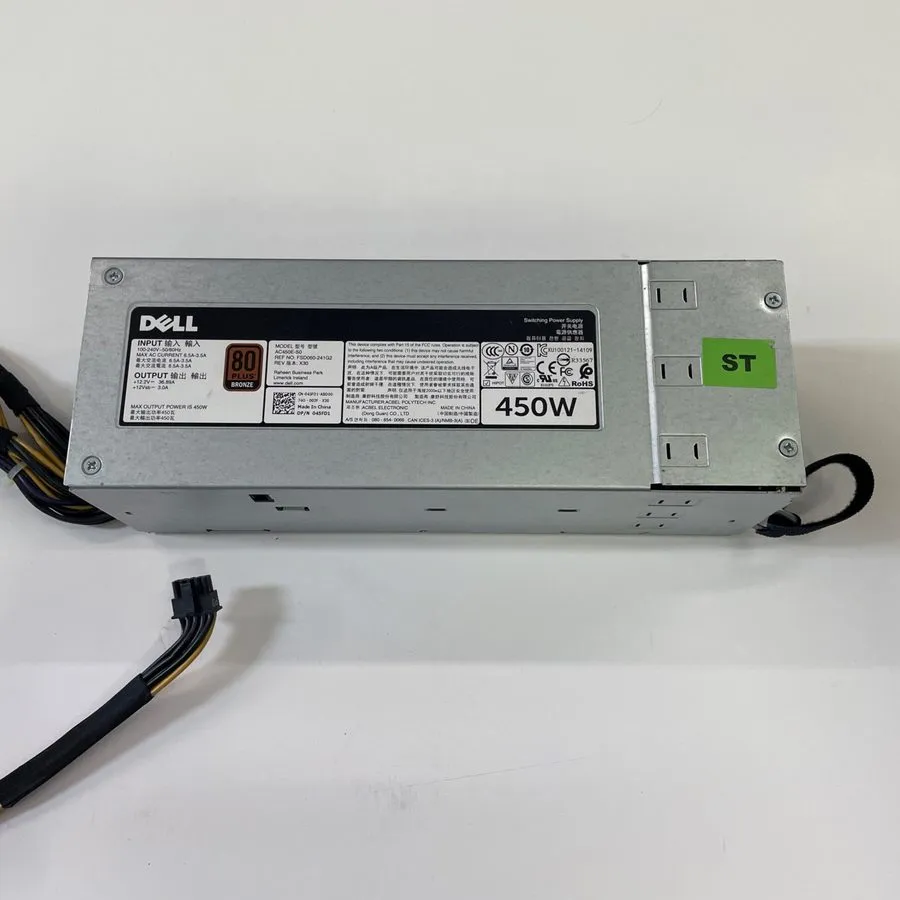 Блок питания FIXED POWER SUPPLY 450W DELL POWEREDGE SERVER T440 45FD1 HXF7Y AC45