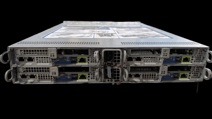 Сервер Supermicro 2U CSE-817B 24SFF 4-Node X11DPT-B 8x Gold 6146 256GB Ram 4x 24