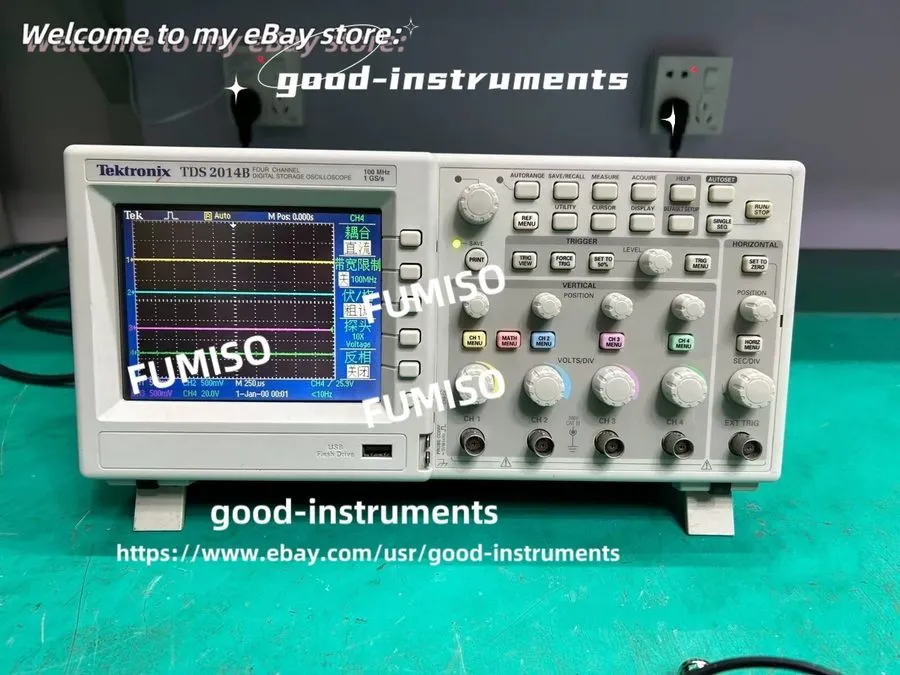 Осциллограф Tektronix TDS2014B oscilloscope by Fedex or DHL #N1079F YF*go