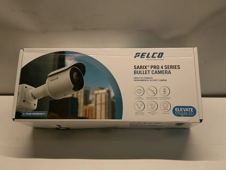 Камера Pelco SRXP4-3V40-EBT-IR Sarix Pro 4 Environmental IR Bullet IP Camera, 3M