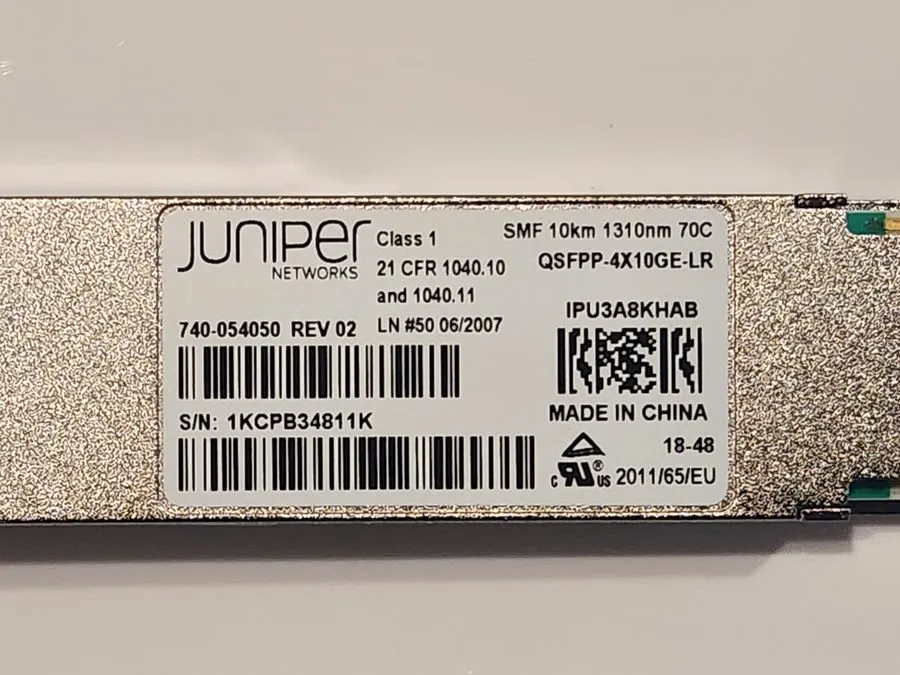 Коммутатор JUNIPER QSFPP-4X10GE-LR 4X10GBASE-LR (740-054050)