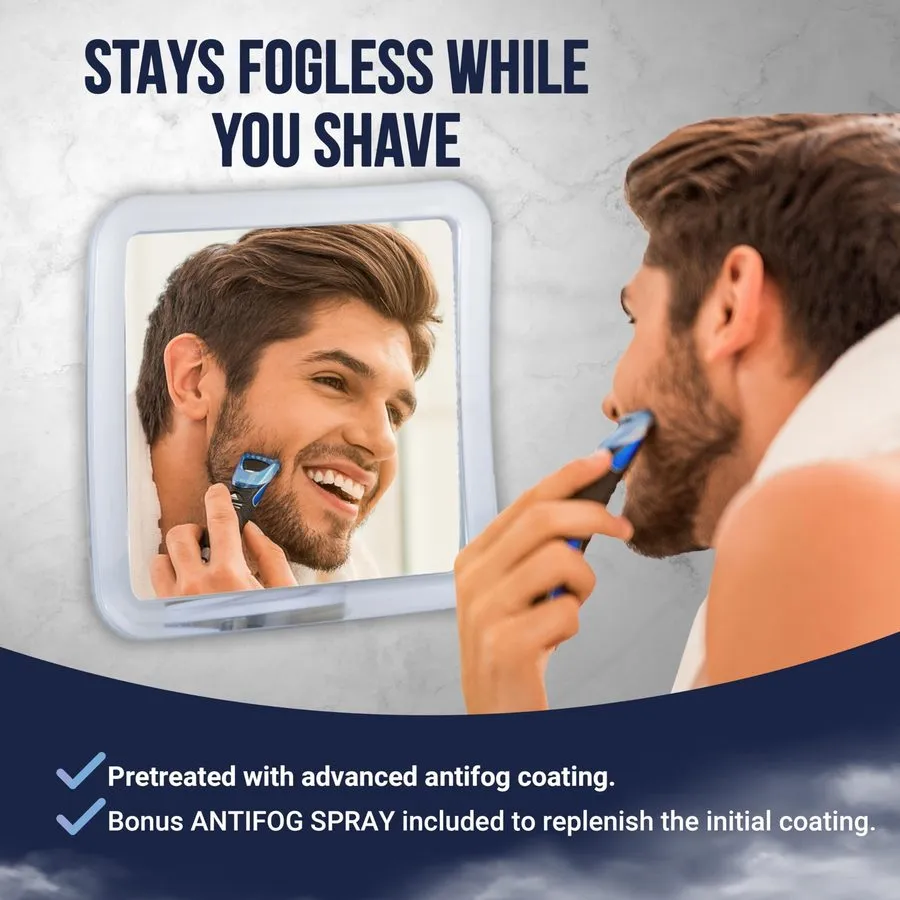 Вакуумная присоска Fogless Shower Mirror Shaving Upgraded Suction Cup 1X Magnify
