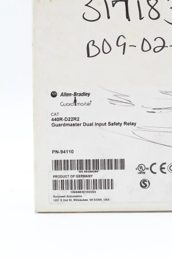 Реле безопасности Allen Bradley 440R-D22R2 Safety Relay GuardMaster GSR DI 24VDC