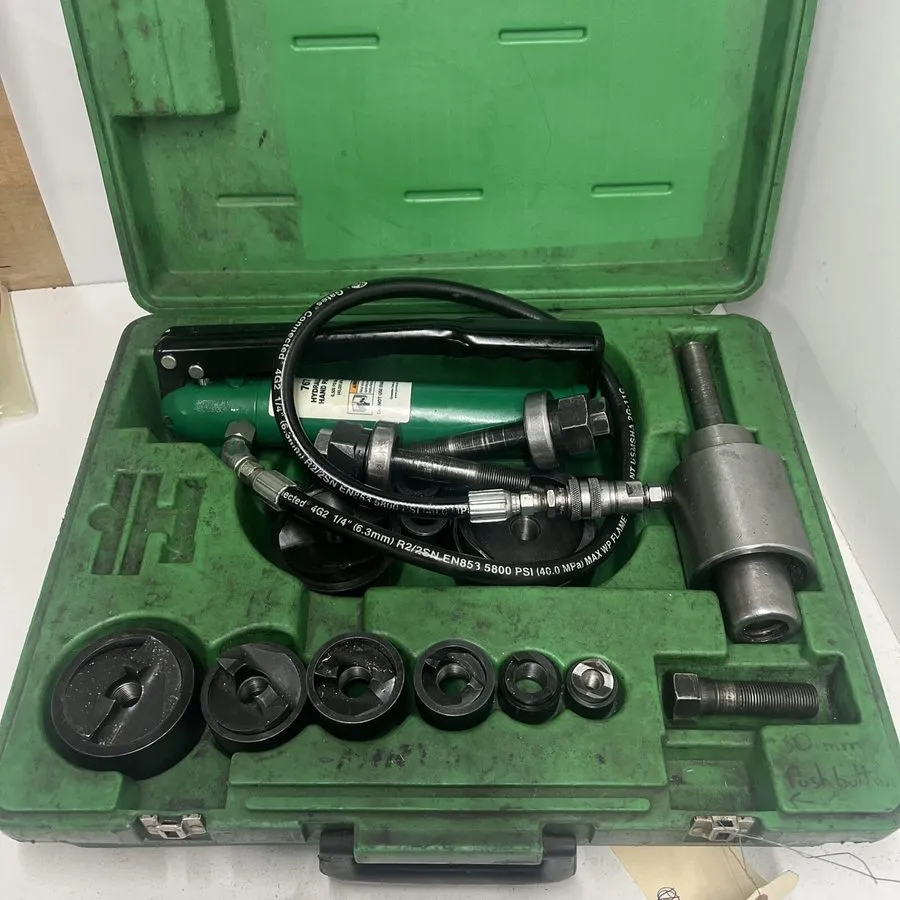 Электрооборудование Greenlee slugbuster knock out punch and hydraulic driver set