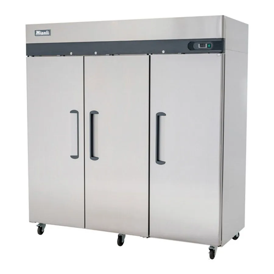 Морозильный шкаф Migali C-3F-HC Commercial Three Door Freezer Reach In 72Cu.Ft — фото лота 1