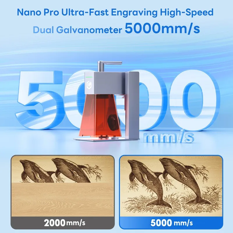 Лазерный гравёр LONGER Nano Pro 12W High Precision Engraving Laser Engraver Cutt