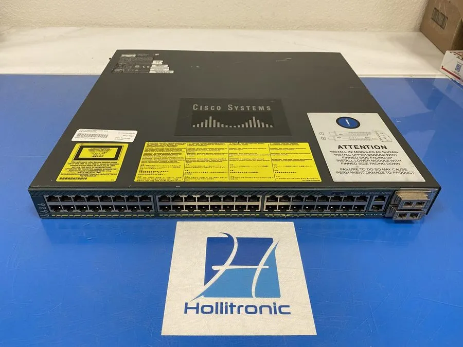 Коммутатор Catalyst 4948-10GE PoE+ 48-port Ethernet Network Switch WS-C4948-10GE