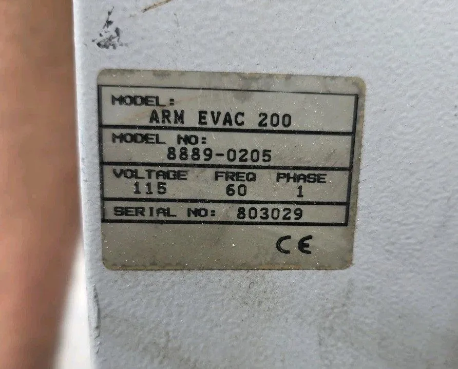 Дымоуловитель Pace ARM EVAC 200 Heavy Duty Fume Extractor 8889-0205 — фото лота 2