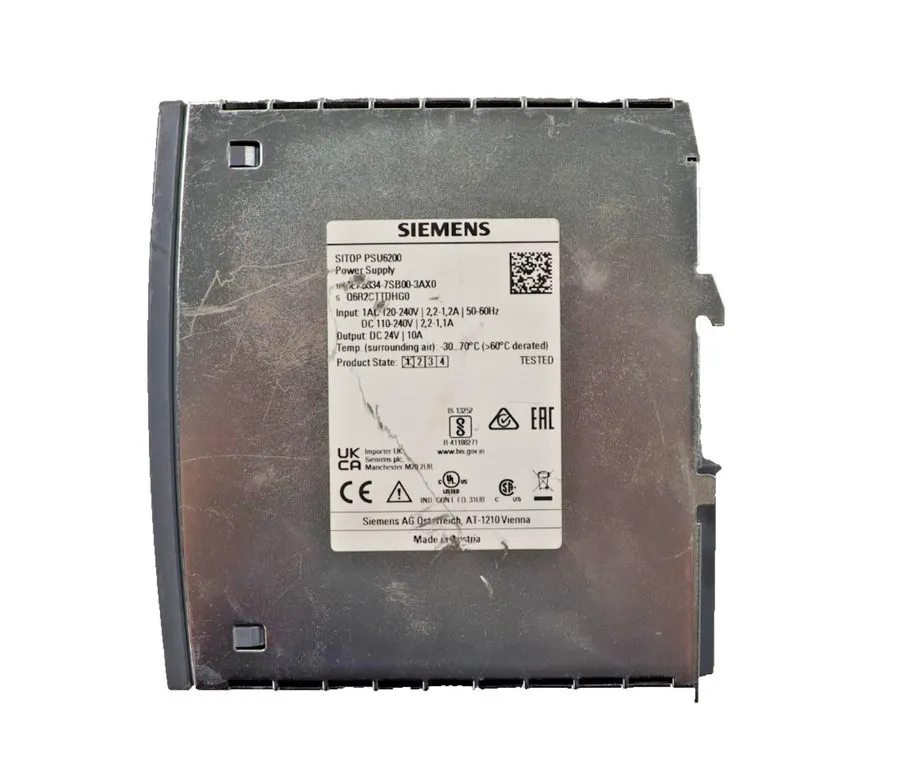 Блок питания Siemens 6EP3334-7SB00-3AX0 SITOP PSU Power Supply 6200 120v to 24vd