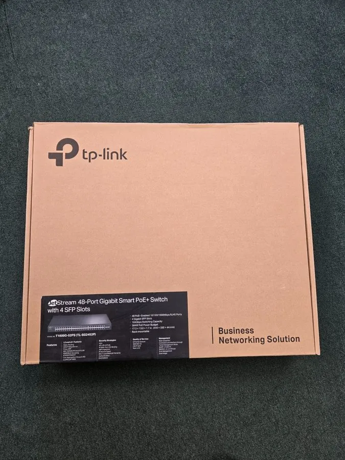 Коммутатор TP-Link T1600G-52PS JetStream 48-Port Gigabit Smart PoE+ Switch