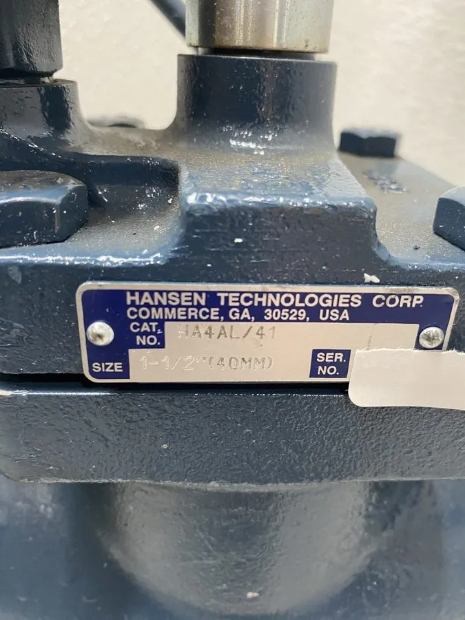 Трубопроводная арматура Hansen, HA4AS/41, 1-1/2", 40mm, Pressure Regulator w/ El