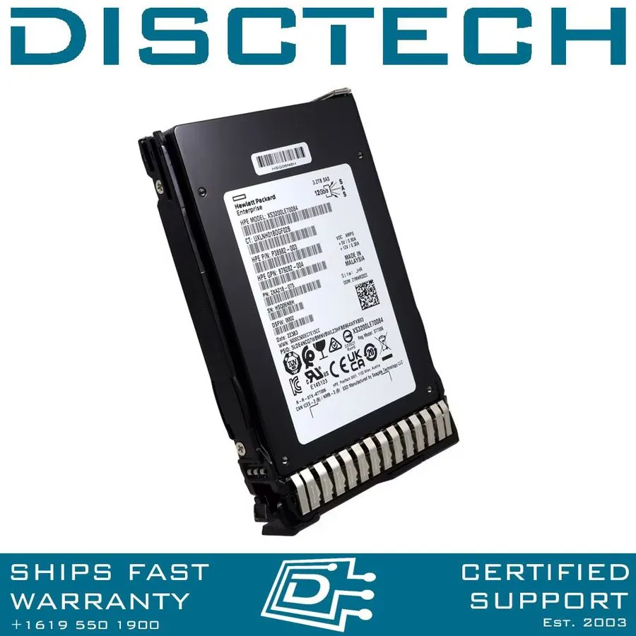 Сервер HPE 3.2TB SAS 12G 2.5" GEN9 GEN10 Server SSD Replace P49052-B21 P49748-00