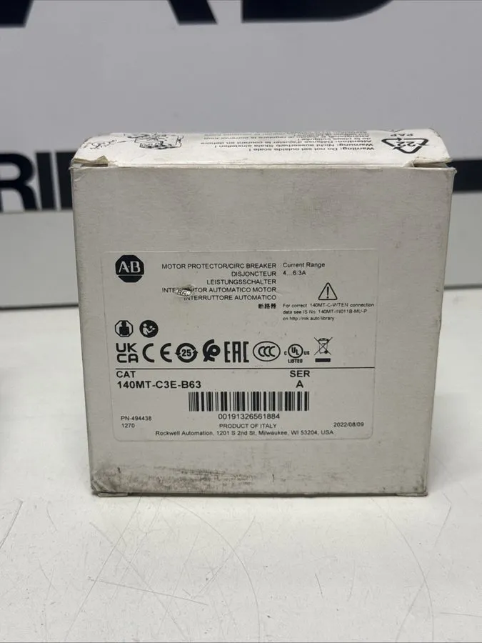 Автоматический выключатель Allen Bradley Motor Protection Circuit Breaker 140MT-