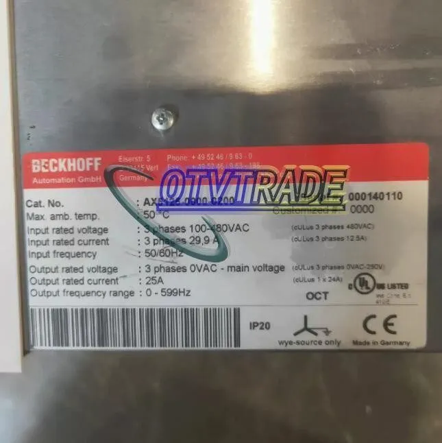 Сервопривод BECKHOFF AX5125-0000-0200 Servo Driver