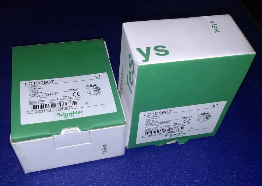 Контактор Schneider Electric LC1D09B7 TeSys D Contactor 3P 9A 4kW Coil 24V AC 50