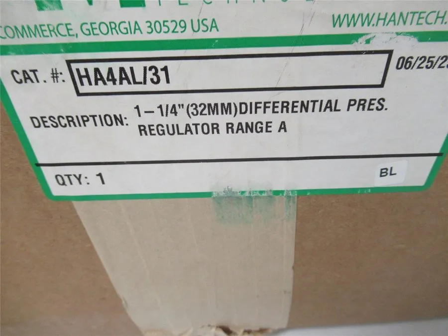 Трубопроводная арматура 253192 New- Hansen HA4AL/31 Pressure Regulator Size 1-1/ — фото лота 1
