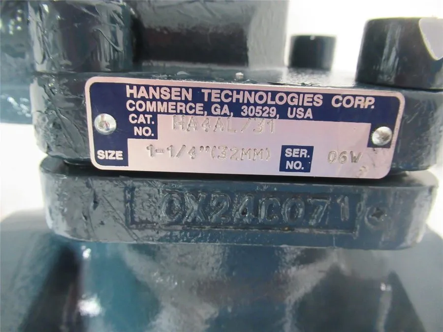 Трубопроводная арматура 253192 New- Hansen HA4AL/31 Pressure Regulator Size 1-1/ — фото лота 2