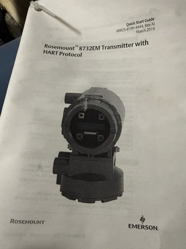 Расходомер ROSEMOUNT, 8705NHA120C3M0N5B3, 8732EMT2A1N5M4, 12" 300 FLG. FLOW METE
