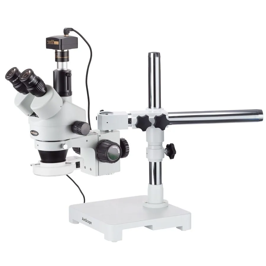 Микроскоп 3.5X-90X Simul-Focal Stereo Zoom Microscope + 30W LED Illuminator + 10