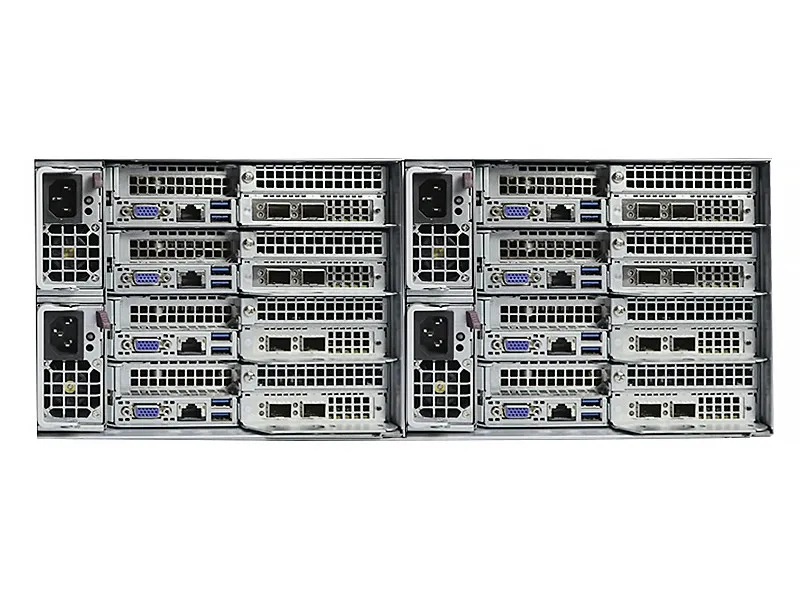 Сервер Supermicro F619P2-RTN 8-node Server 6X2.5" ,16x Intel 8272CL CPU,4096GB R — фото лота 1